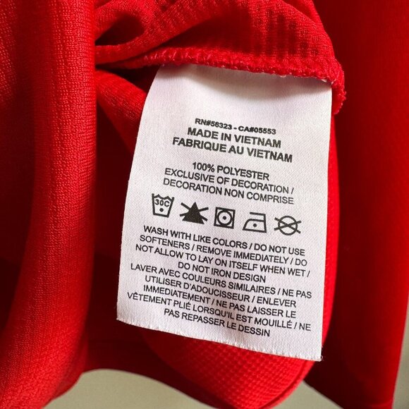 Nike Mens Essential Dri-Fit Pullover Jacket Size Large Red Golf CK6076 - Picture 4 of 6
